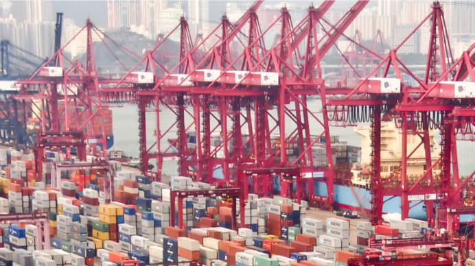 Shipping yard